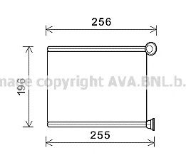 AVA QUALITY COOLING pe6366 -  Теплообменник, отопление салона